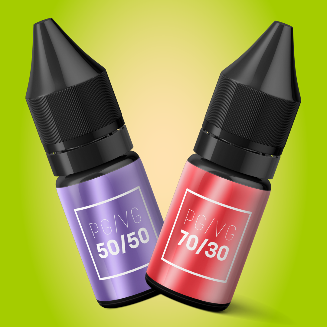 VP / PG ratios for e-liquid