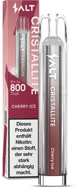 SALT Cristallite Einweg E-Zigarette Cherry Ice 20mg/ml
