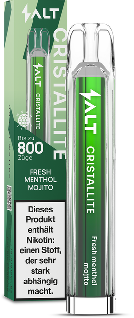 SALT Cristallite Einweg E-Zigarette Fresh Menthol Mojito 20mg/ml