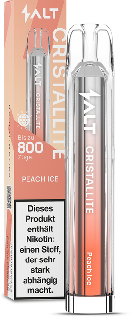 SALT Cristallite Einweg E-Zigarette Peach Ice 20mg/ml