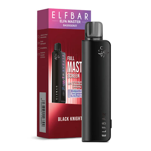 ELFBAR ELFA MASTER Basisgerät Black Knight wiederaufladbares Pod-System