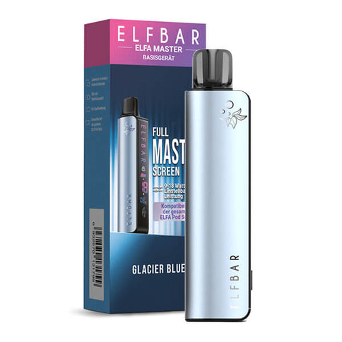 ELFBAR ELFA MASTER Basisgerät Glacier Blue wiederaufladbares Pod-System