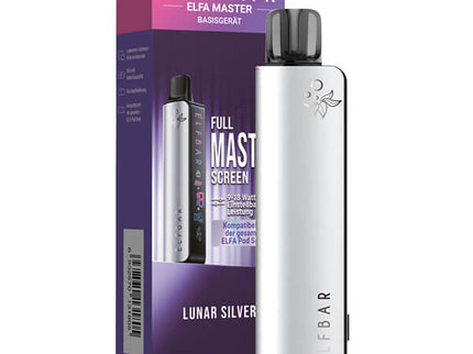 ELFBAR ELFA MASTER Basisgerät Lunar Silver wiederaufladbares Pod-System