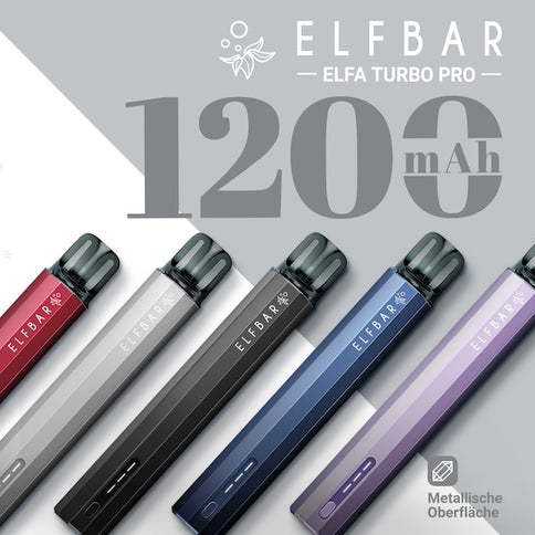 Elfbar ELFA TURBO PRO Kit wiederaufladbares Pod-System