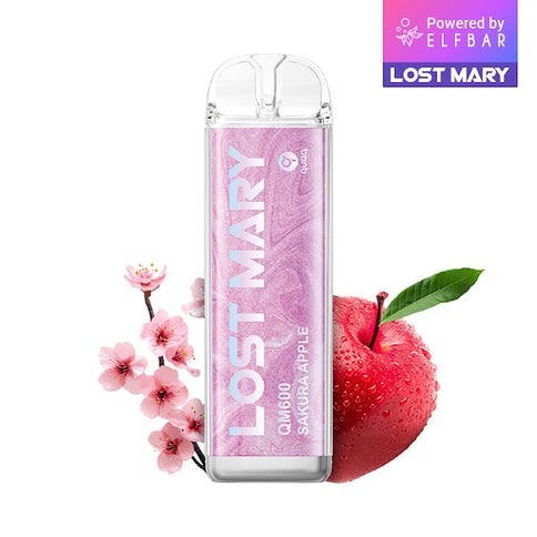 Lost Mary QM 600 Sakura Apple 20mg Einweg E-Zigarette