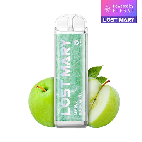 Lost Mary QM 600 Sour Apple 20mg Einweg E-Zigarette