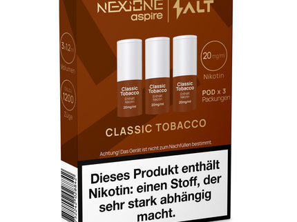 Salt NexiOne Pods 2er Packung Classic Tobacco 3,6ml Box