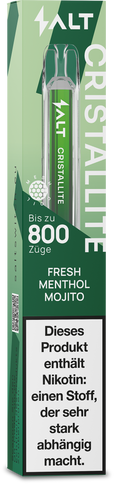 SALT Cristallite Einweg E-Zigarette Fresh Menthol Mojito 20mg/ml