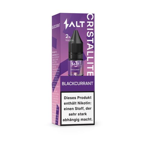 Salt Cristallite E-Liquid Blackcurrant 10ml Box