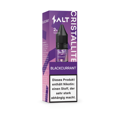 SALT Cristallite E-Liquid Blackcurrant 20mg/ml 