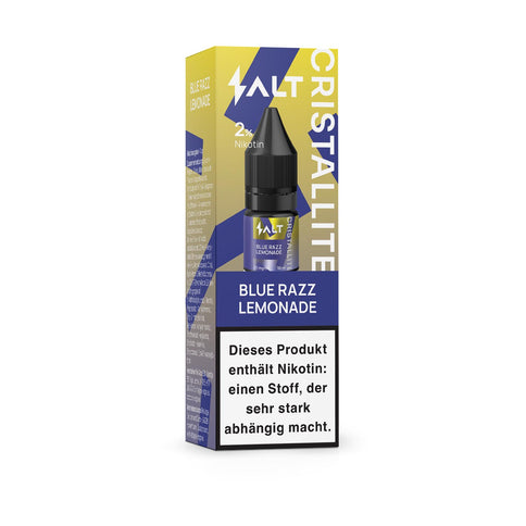 Salt Cristallite E-Liquid Blue Razz Lemonade 10ml Box