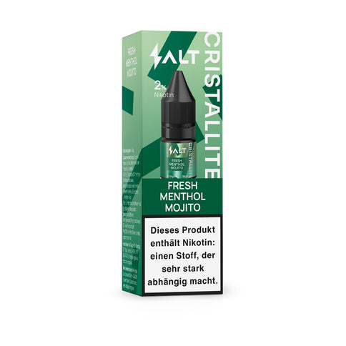 Salt Cristallite E-Liquid Fresh Menthol Mojito 10ml Box
