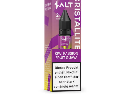 Salt Cristallite E-Liquid Kiwi Passion Fruit Guava 10ml Box