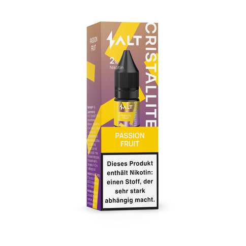 Salt Cristallite E-Liquid Passion Fruit 10ml Box