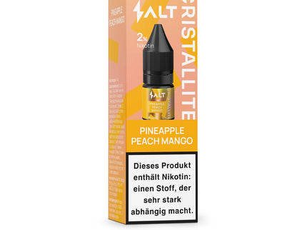 Salt Cristallite E-Liquid Pineapple Peach Mango 10ml Box