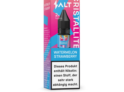 Salt Cristallite E-Liquid Watermelon Strawberry 10ml Box