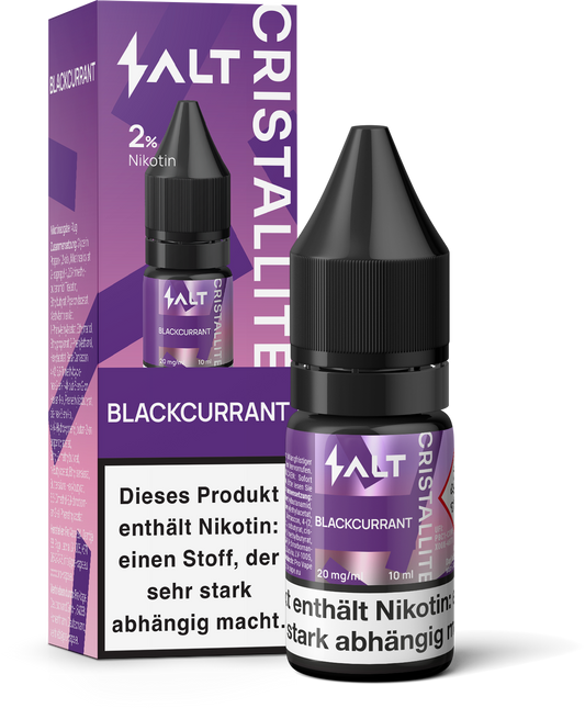 SALT Cristallite E-Liquid Blackcurrant 20mg/ml 