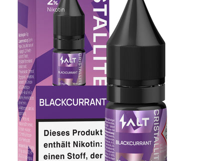 Salt Cristallite E-Liquid Blackcurrant 10ml Combo