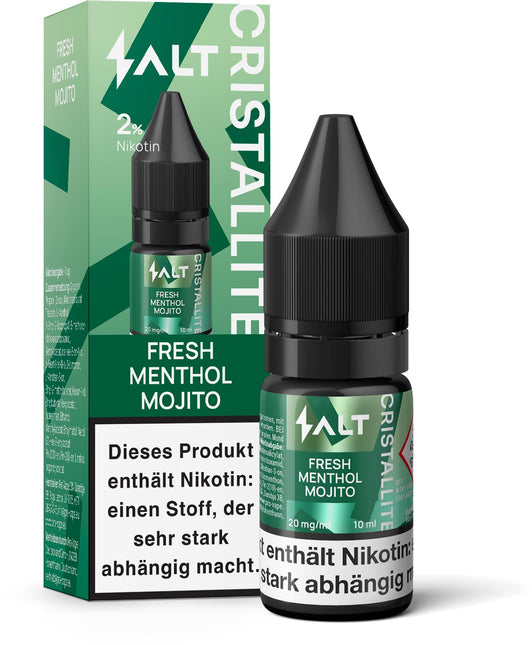 Salt Cristallite E-Liquid Fresh Menthol Mojito 10ml Combo