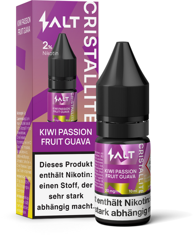 SALT Cristallite E-Liquid Kiwi Passion Fruit Guava 20mg/ml 