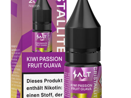 Salt Cristallite E-Liquid Kiwi Passion Fruit Guava 10ml Combo