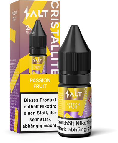 SALT Cristallite E-Liquid Passion Fruit 20mg/ml 