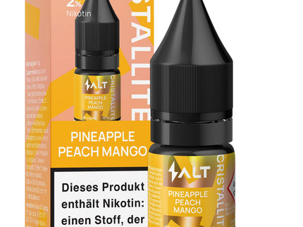 Salt Cristallite E-Liquid Pineapple Peach Mango 10ml Combo