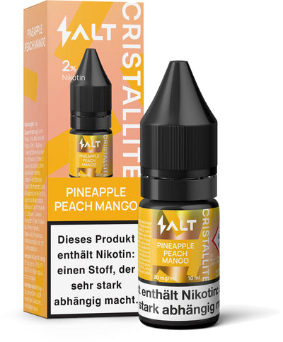 Salt Cristallite E-Liquid Pineapple Peach Mango 10ml Combo