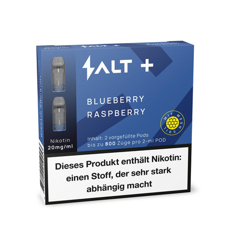 Salt Plus Pods 2er Packung Blueberry Raspberry 4ml 
