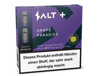 Salt Plus Pods 2er Packung Grape Paradise 4ml 