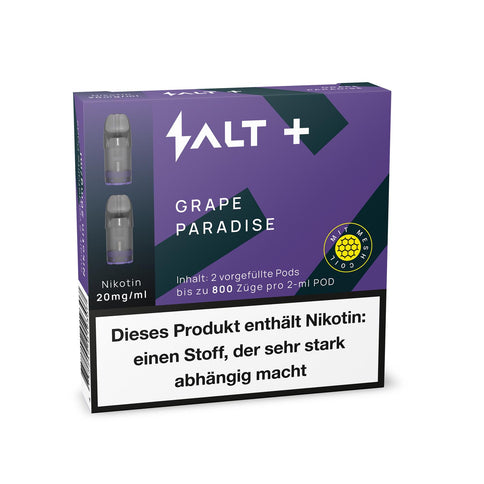 Salt Plus Pods 2er Packung Grape Paradise 4ml 