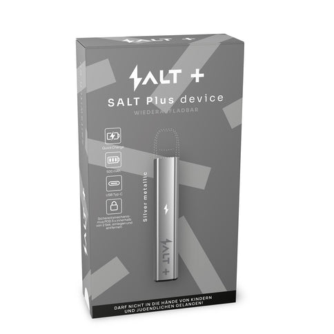 Salt Plus Device Silver Metalic