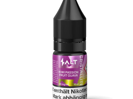 Salt Cristallite E-Liquid Kiwi Passion Fruit Guava 10ml Bottle