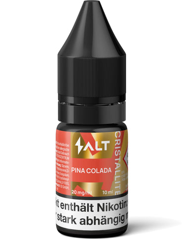 Salt Cristallite E-Liquid Pina Colada 10ml Bottle