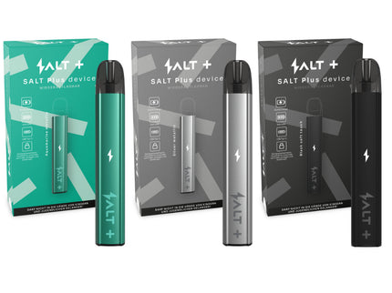 Salt Plus Gerät Black Soft Touch wiederaufladbares Pod-System