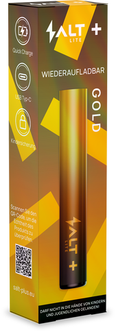 SALT Plus LITE Pod System Gerät Gold