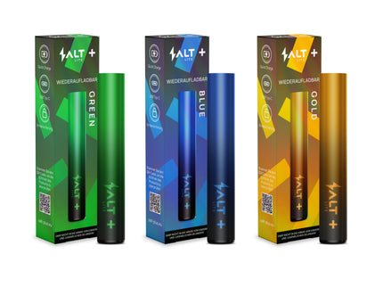 Salt+ LITE Basisgerät Blau wiederaufladbares Pod-System