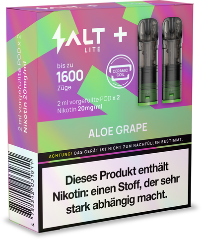 SALT Plus LITE Pod System Aloe Grape 20mg/ml 