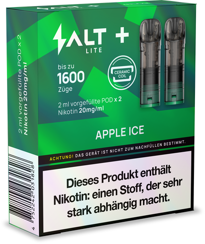 SALT Plus LITE Pod System Apple Ice 20mg/ml 