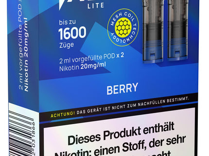 Salt Plus Lite Pods 2er Packung Berry 4ml Box