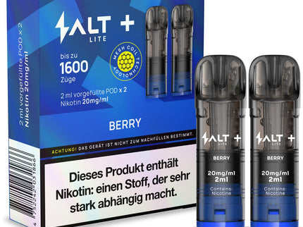 Salt Plus Lite Pods 2er Packung Berry 4ml Combo