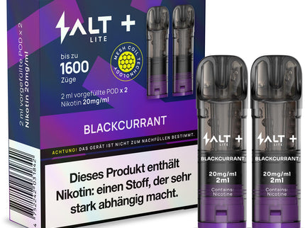 Salt Plus Lite Pods 2er Packung Blackcurrant 4ml Combo