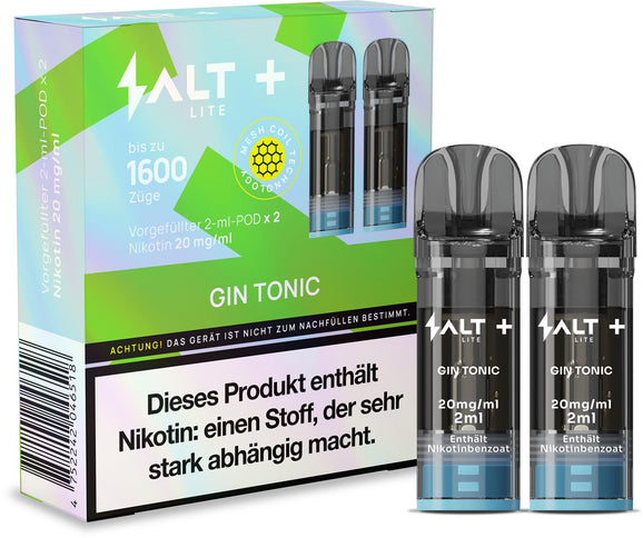 Salt Plus Lite Pods 2er Packung Gin Tonic 4ml Combo