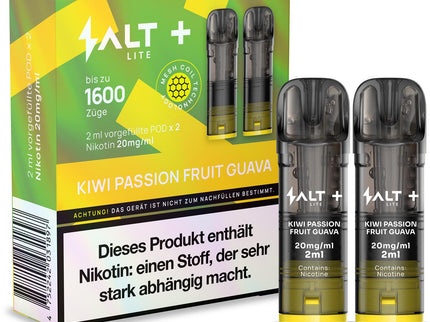 Salt Plus Lite Pods 2er Packung Kiwi Passion Fruit Guava 4ml Combo