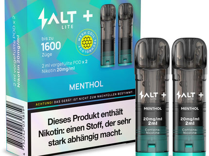 Salt Plus Lite Pods 2er Packung Menthol 4ml Combo