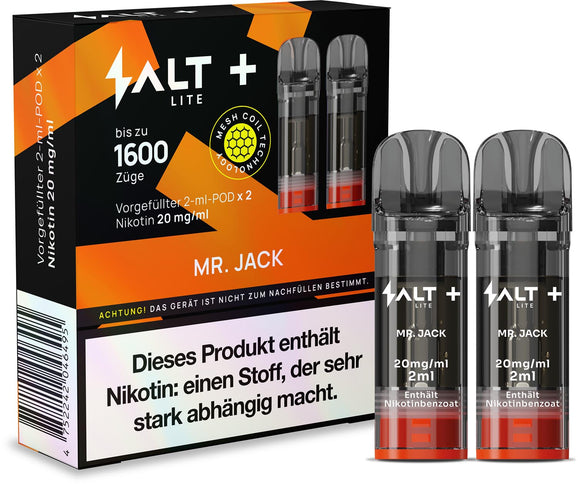 Salt Plus Lite Pods 2er Packung Mr. Jack 4ml Combo