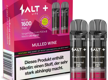 Salt Plus Lite Pods 2er Packung Mulled Wine 4ml Combo 