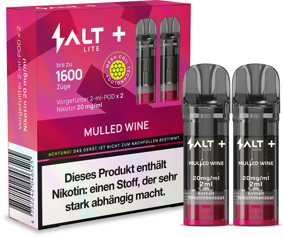 Salt Plus Lite Pods 2er Packung Mulled Wine 4ml Combo 
