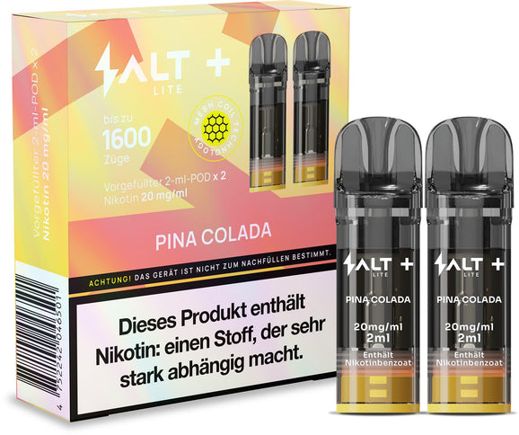 Salt Plus Lite Pods 2er Packung Pina Colada 4ml Combo