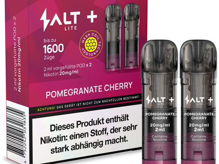 Salt Plus Lite Pods 2er Packung Pomegranate Cherry 4ml Combo
